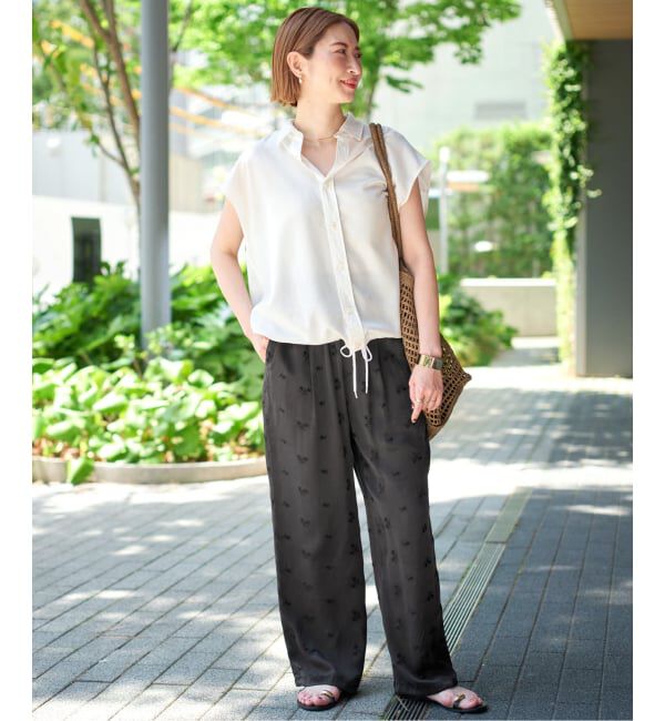 Spick and Span「《追加》TICCA / ティッカ フラワーエンブロイダリーパンツ」|その他|