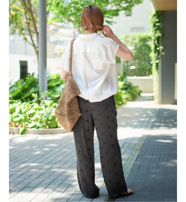 Spick and Span「《追加》TICCA / ティッカ フラワーエンブロイダリーパンツ」|その他|
