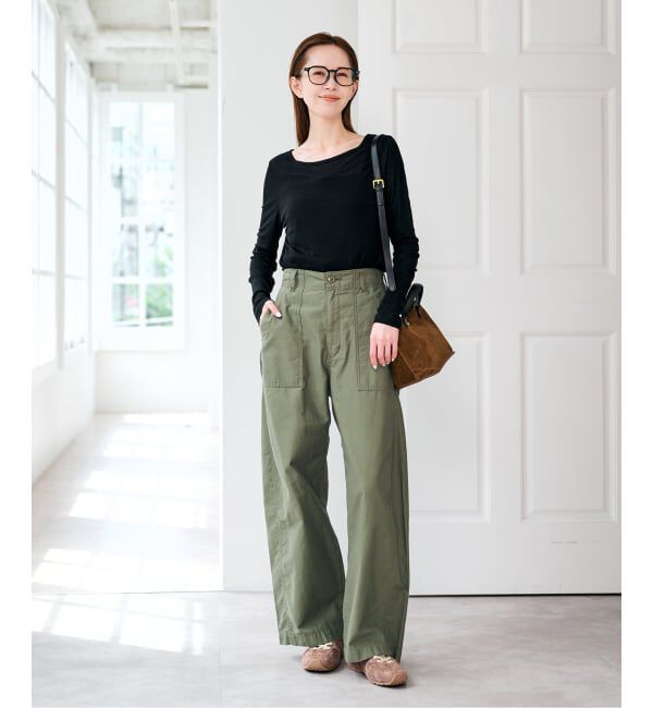 U by SPICK&SPAN「《予約》ウールミックスシアークルーネック」|Tシャツ・カットソー|