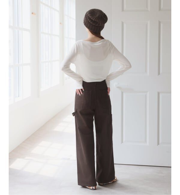 U by SPICK&SPAN「《予約》ウールミックスシアークルーネック」|Tシャツ・カットソー|