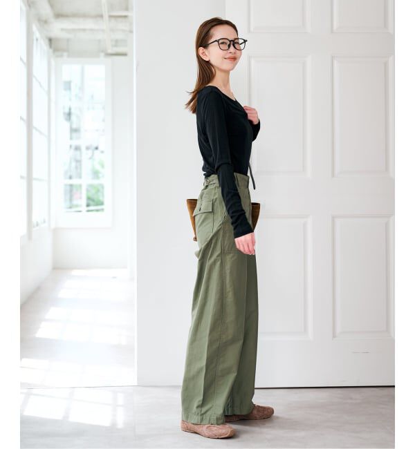 U by SPICK&SPAN「《予約》ウールミックスシアークルーネック」|Tシャツ・カットソー|