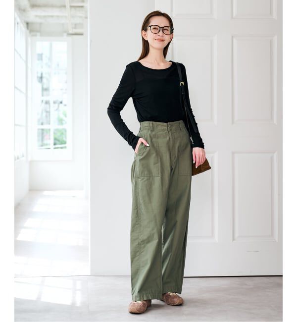 U by SPICK&SPAN「《予約》ウールミックスシアークルーネック」|Tシャツ・カットソー|