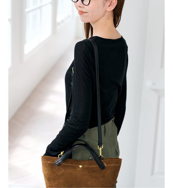 U by SPICK&SPAN「《予約》ウールミックスシアークルーネック」|Tシャツ・カットソー|