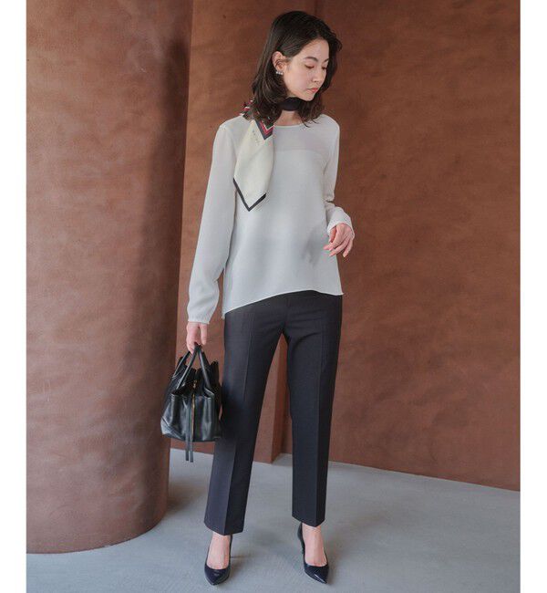 BEIGE,「ZEPHYR / イージーテーパードパンツ」|その他|Navy