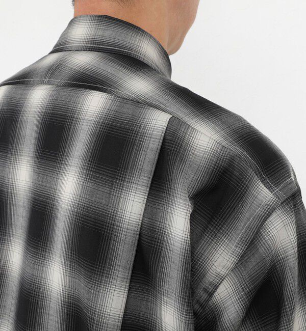 NOLLEY'S goodman「ウール オンブレチェック レギュラーシャツ 26AW」|シャツ・ブラウス|