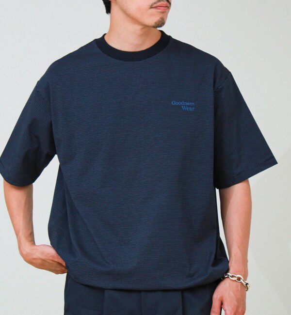 GLOSTER「【速乾性・ストレッチ性・抗ピリング性・耐洗濯性】水陸両用GOODNESS クルーネックTシャツ」|Tシャツ・カットソー|