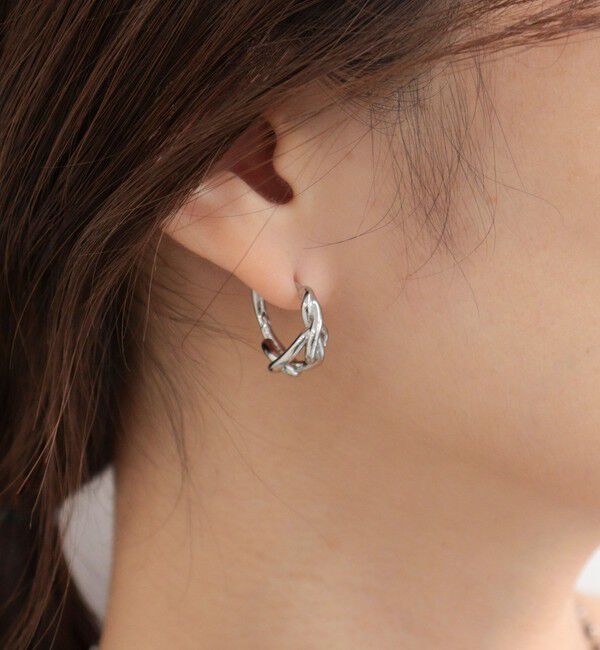 fredy emue「結びラインワンタッチピアス」|ピアス|