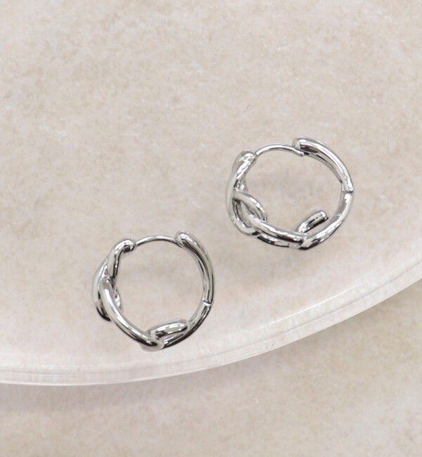 fredy emue「結びラインワンタッチピアス」|ピアス|