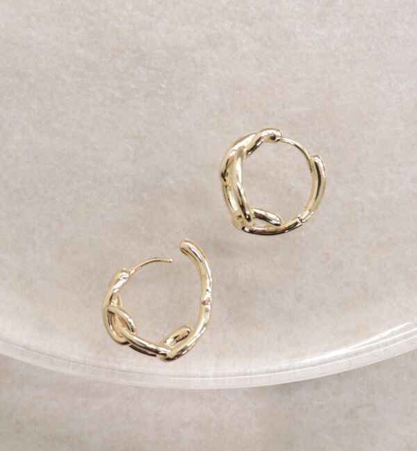 fredy emue「結びラインワンタッチピアス」|ピアス|