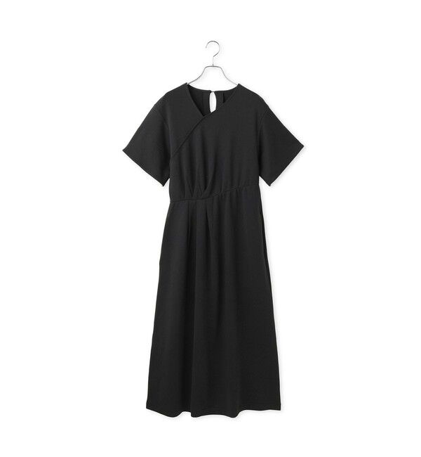 ADAM ET ROPE'「【WEB限定】アシンメトリータックワンピース」|ワンピース|