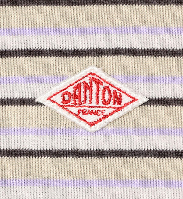 DANTON「DANTON | コットン天竺 ボーダー ショートTシャツ WOMEN」|Tシャツ・カットソー|