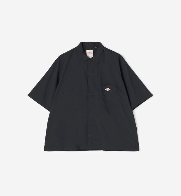 DANTON「DANTON |〈別注〉ナイロンタイプライター プランサーボタンダウン半袖シャツ WOMEN」|シャツ・ブラウス|