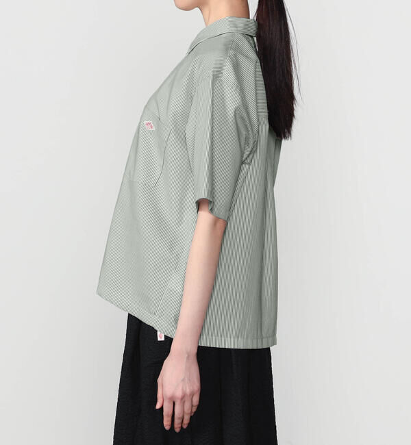 DANTON「DANTON | ポリオックスフォード 半袖ボタンダウンシャツ WOMEN」|シャツ・ブラウス|
