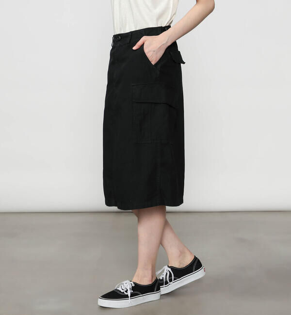  「orSlow | 〈別注〉ARMY SKIRT BLACK WOMEN」|スカート|