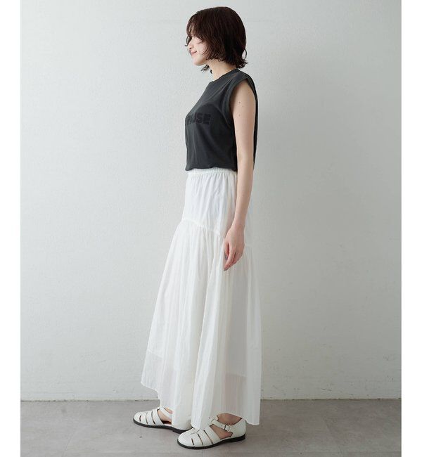 THE PAUSE「【THE PAUSE】THE PAUSE ノースリーブTEE」|Tシャツ・カットソー|