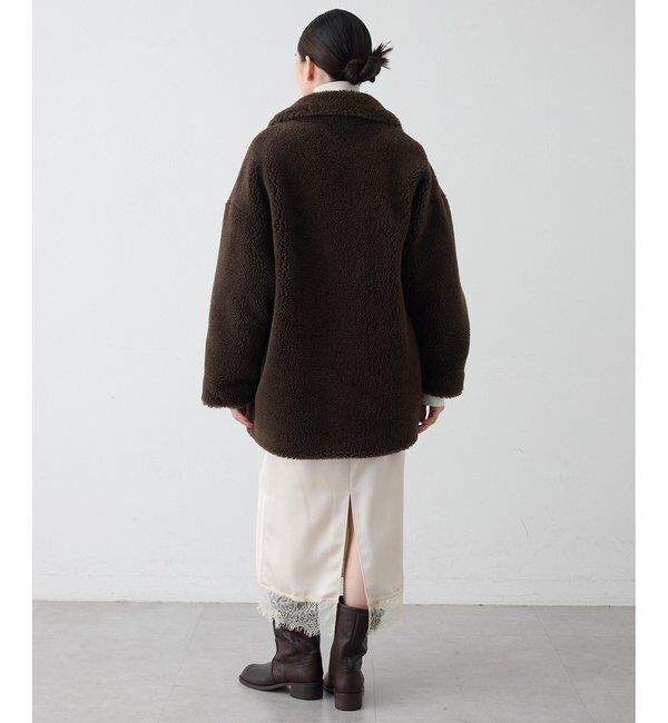  「＜WEB限定カラーあり＞【THE PAUSE】ボアダブルコート」|その他|