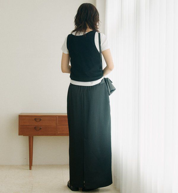  「【A・MONN】【2サイズ展開】satinスカート」|スカート|