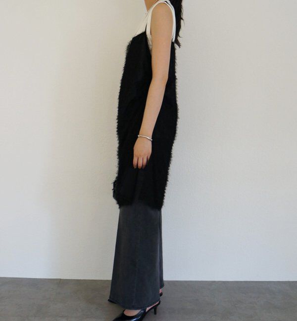  「【earthy_/アーシー】シアーキャミワンピース」|ワンピース|