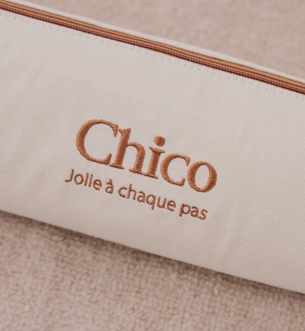  「ハンドル付きロゴ刺繍ポーチセット」|ポーチ|