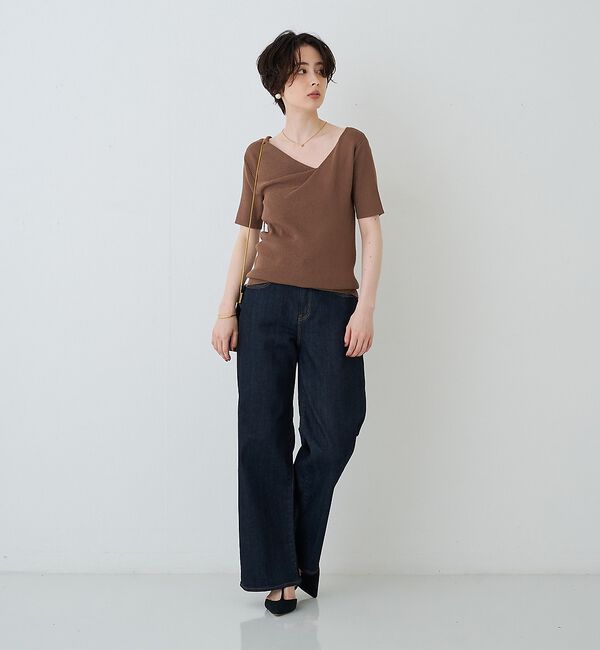 Rouge vif「【PETIT MOMENTS/プティ・モーメント】「M」イニシャルモチーフネック」|ネックレス|
