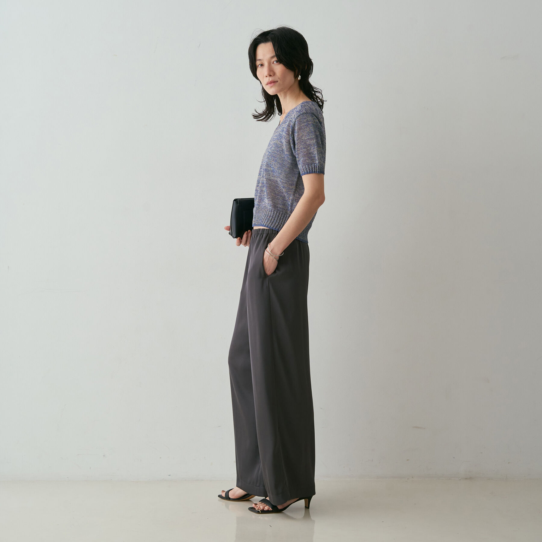 qualite「【今季最後の再入荷/接触冷感・吸水速乾】クールサテンパンツ/セットアップ対応」|その他|