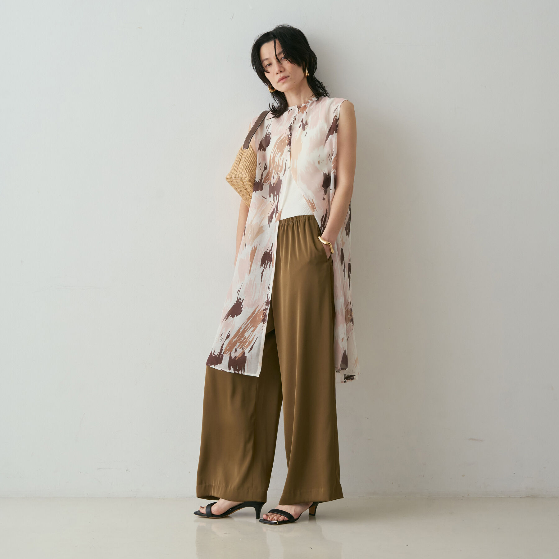 qualite「【今季最後の再入荷/接触冷感・吸水速乾】クールサテンパンツ/セットアップ対応」|その他|