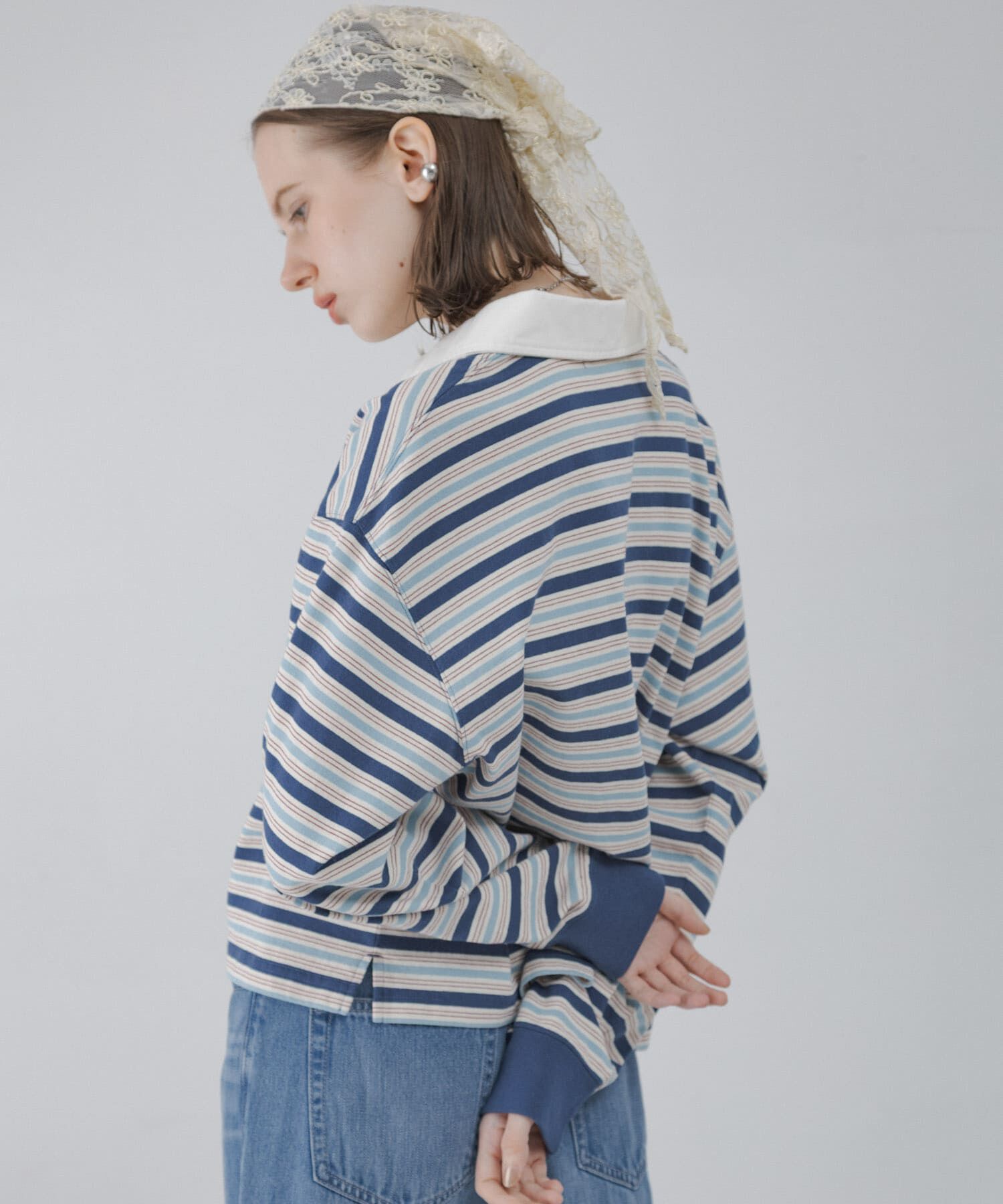 Sonny Label 「マルチボーダーラガーシャツ」|Tシャツ・カットソー|