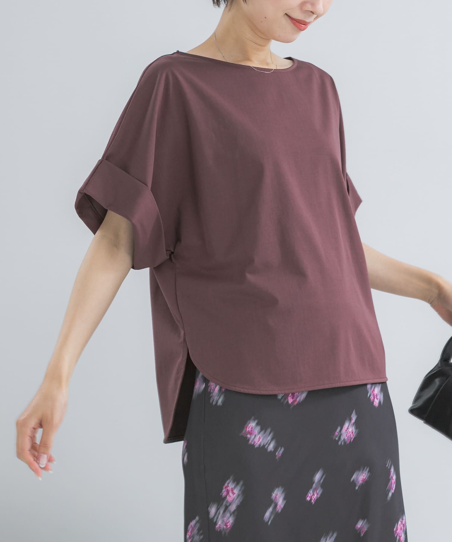 URBAN RESEARCH ROSSO「UVカットデザインスリーブプルオーバー」|Tシャツ・カットソー|