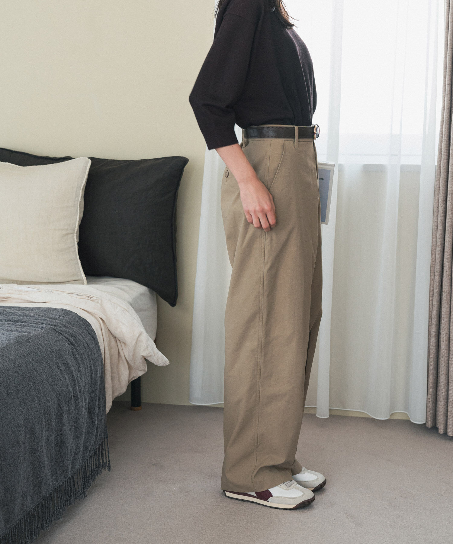 URBAN RESEARCH DOORS「ハイウエストストレッチチノパンツ」|その他|