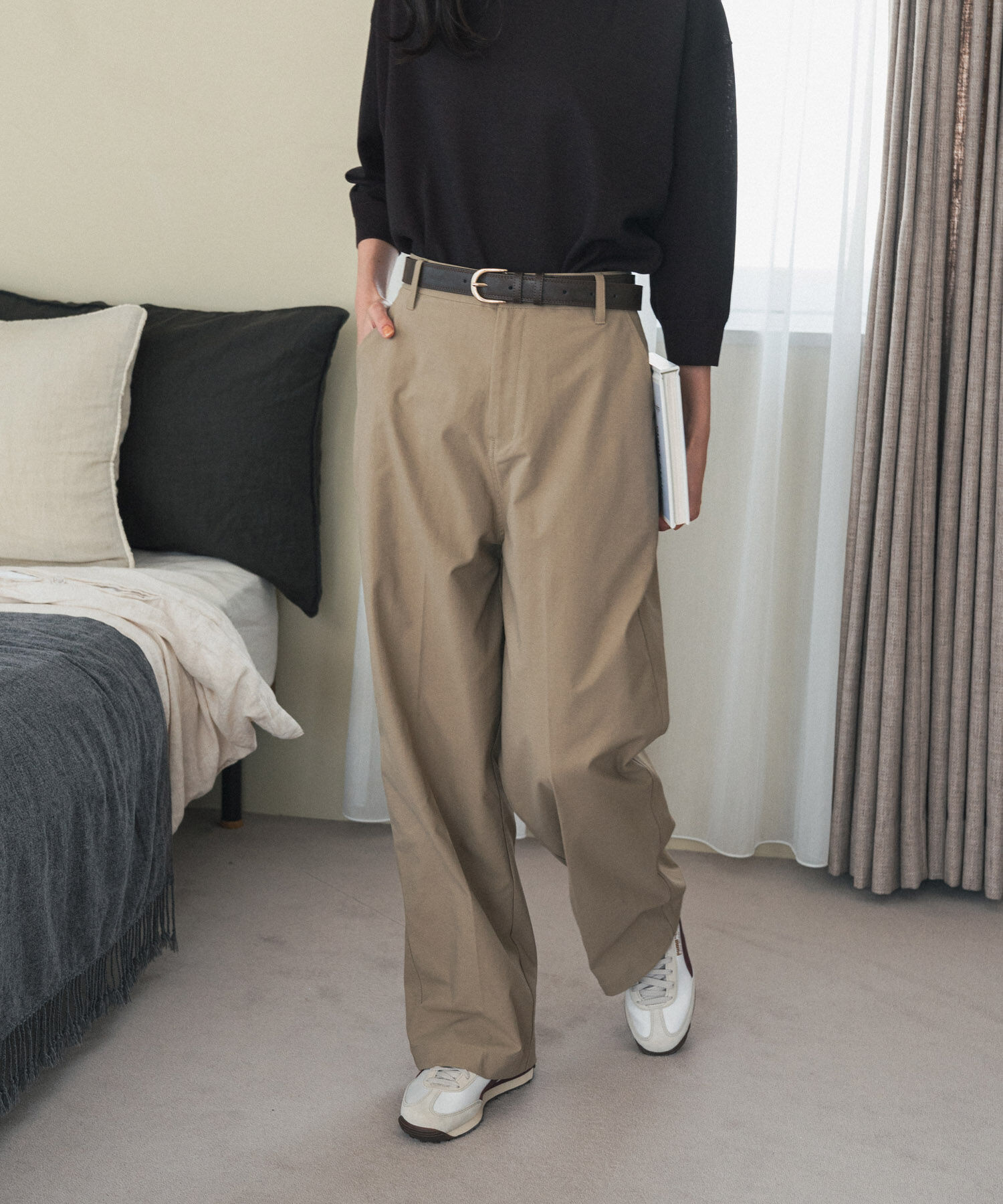 URBAN RESEARCH DOORS「ハイウエストストレッチチノパンツ」|その他|