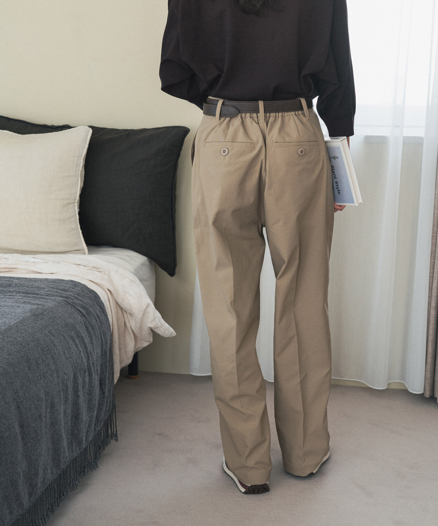 URBAN RESEARCH DOORS「ハイウエストストレッチチノパンツ」|その他|