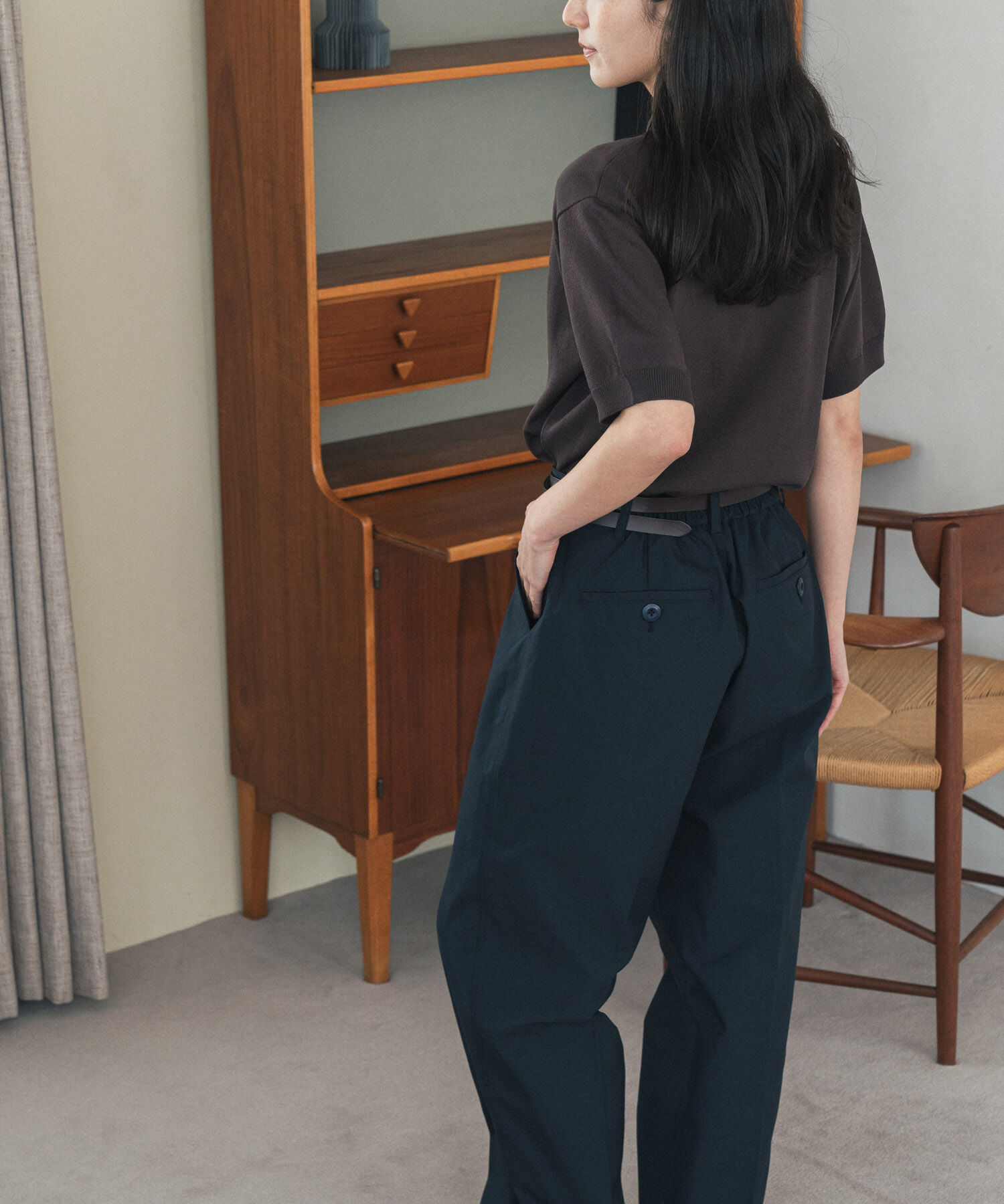 URBAN RESEARCH DOORS「ハイウエストストレッチチノパンツ」|その他|