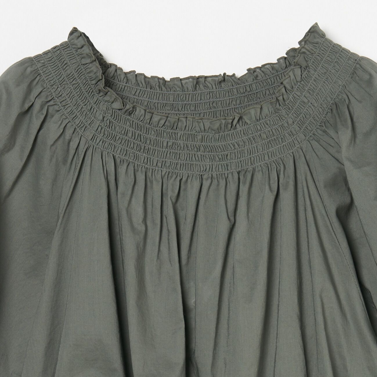 HELIOPOLE「HELIOPOLE COTTON LAWN OFF SHOULDER BLOUSE」|シャツ・ブラウス|