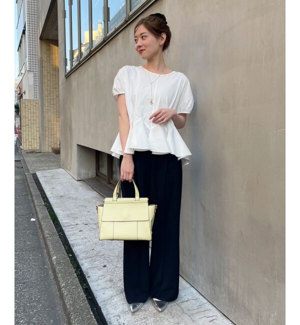  「TORRAZZO DONNA裾フレアートップス」|Tシャツ・カットソー|
