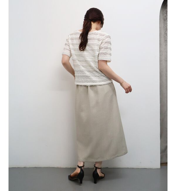  「レーシーフリルカットソー」|Tシャツ・カットソー|