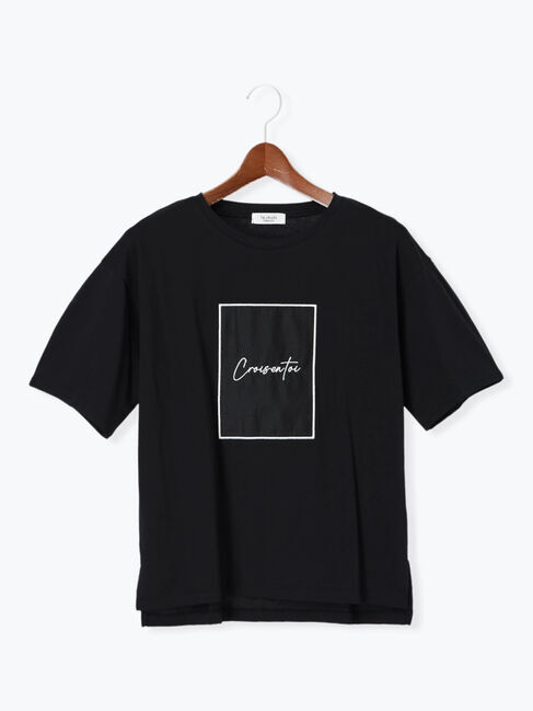 Te chichi TERRASSE「シアーアップリケTシャツ」|Tシャツ・カットソー|