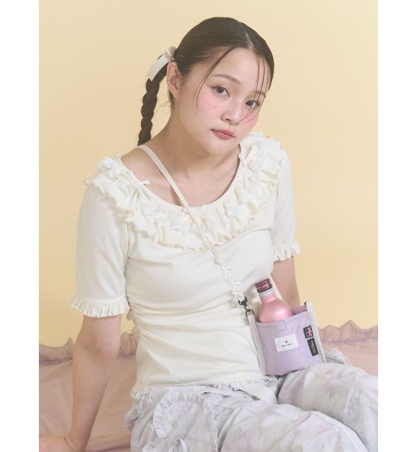 merry jenny「ribbon can wallet」|ポーチ|