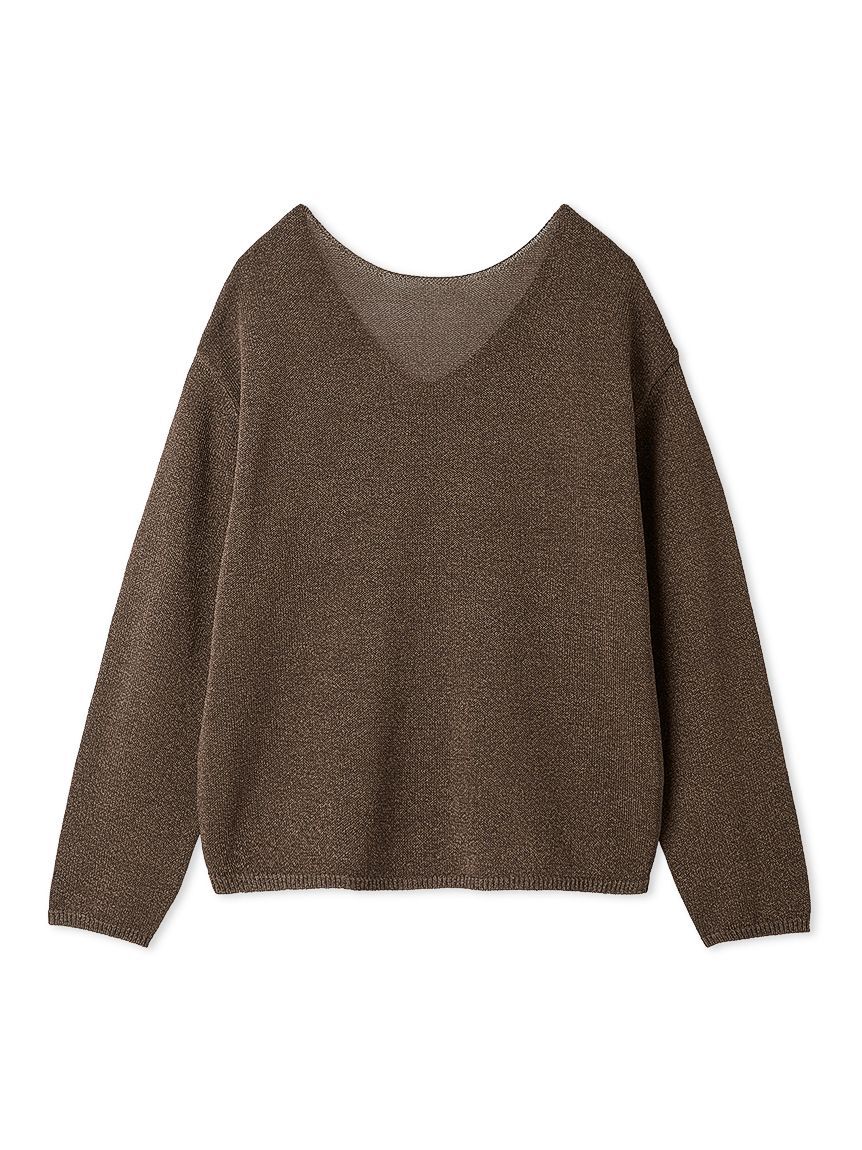Mila Owen「【WEB限定カラー】【ウォッシャブル】前後2wayリネン混メッシュニット」|ニット・セーター|BRW