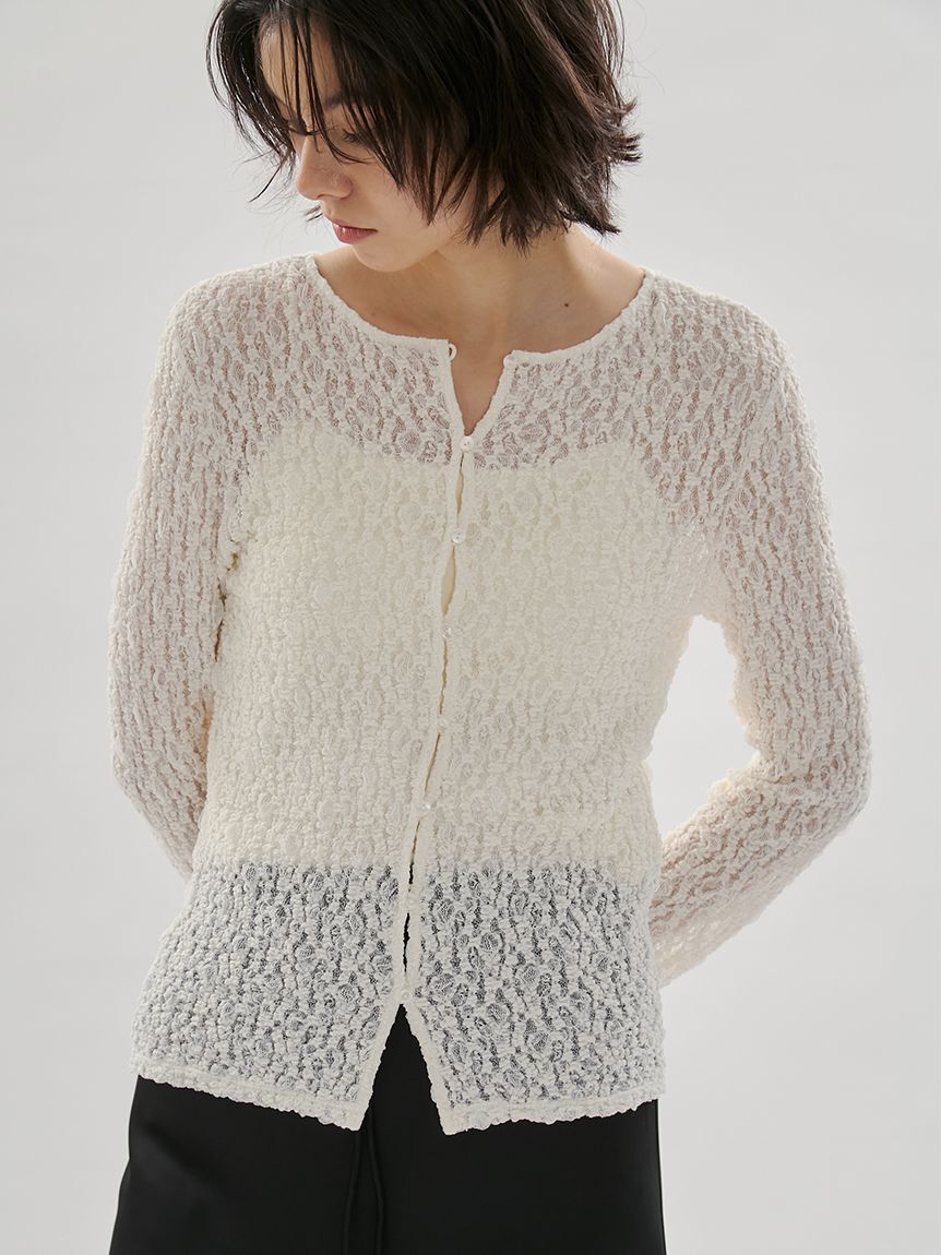 emmi atelier「2wayストレッチレースカットソー」|Tシャツ・カットソー|OWHT