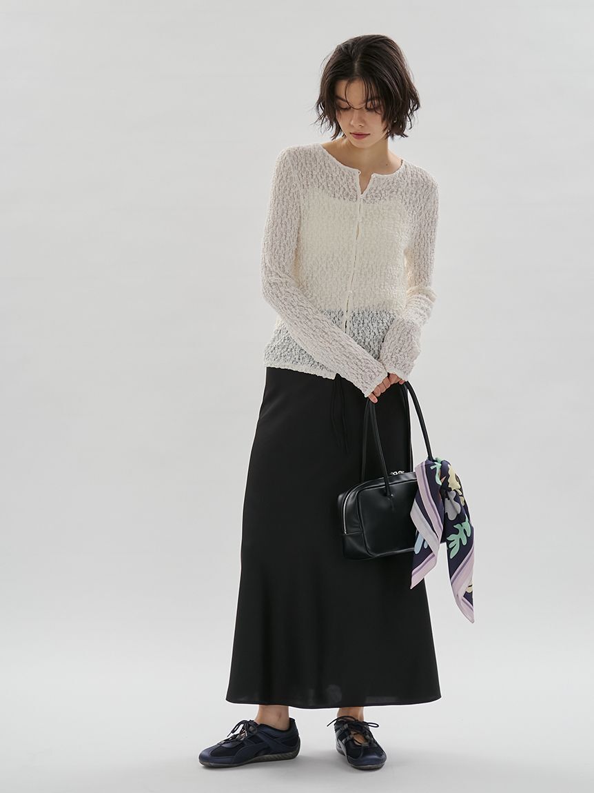 emmi atelier「2wayストレッチレースカットソー」|Tシャツ・カットソー|