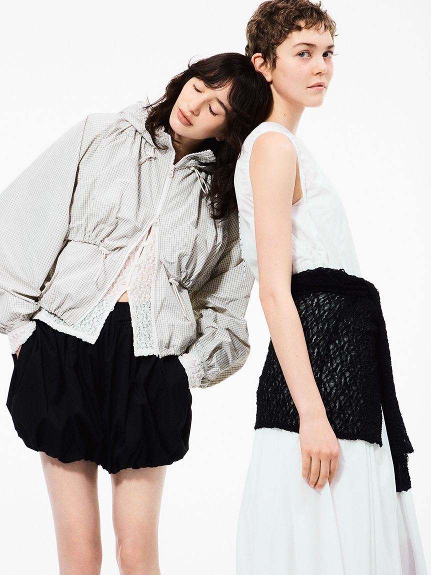 emmi atelier「2wayストレッチレースカットソー」|Tシャツ・カットソー|