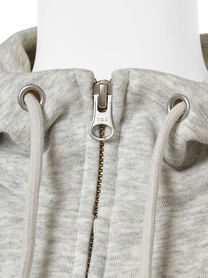 emmi atelier「【W&T】ジップアップフーディー/オーバーサイズ【セットアップ対応】」|パーカー|