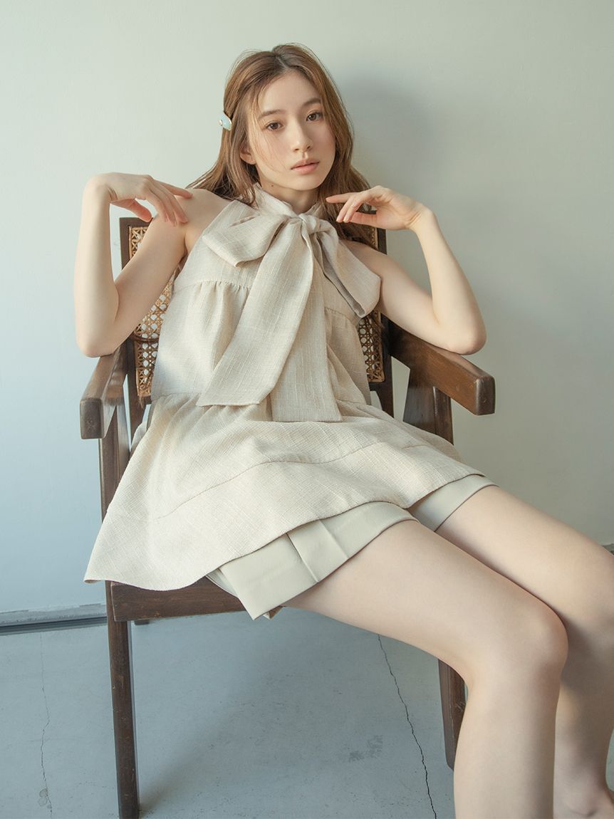 LILY BROWN「アメスリティアード2wayブラウス」|シャツ・ブラウス|