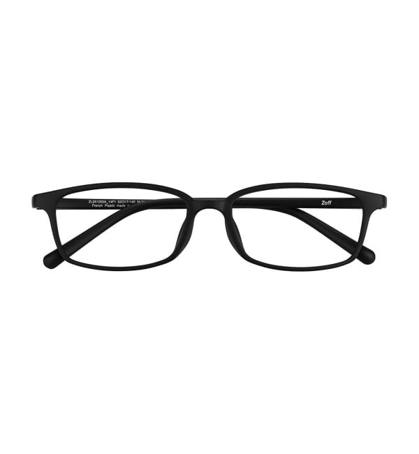  「スクエア型 メガネ | 横長 軽量 眼鏡 伊達めがね 度付き Zoff｜CLASSIC レンズ交換券付」|メガネ|