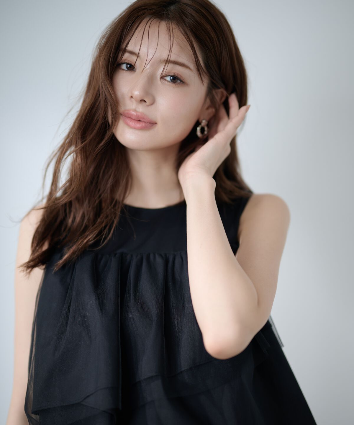 アンドクチュール「ランダムティアードドッキングカットソー」|Tシャツ・カットソー|