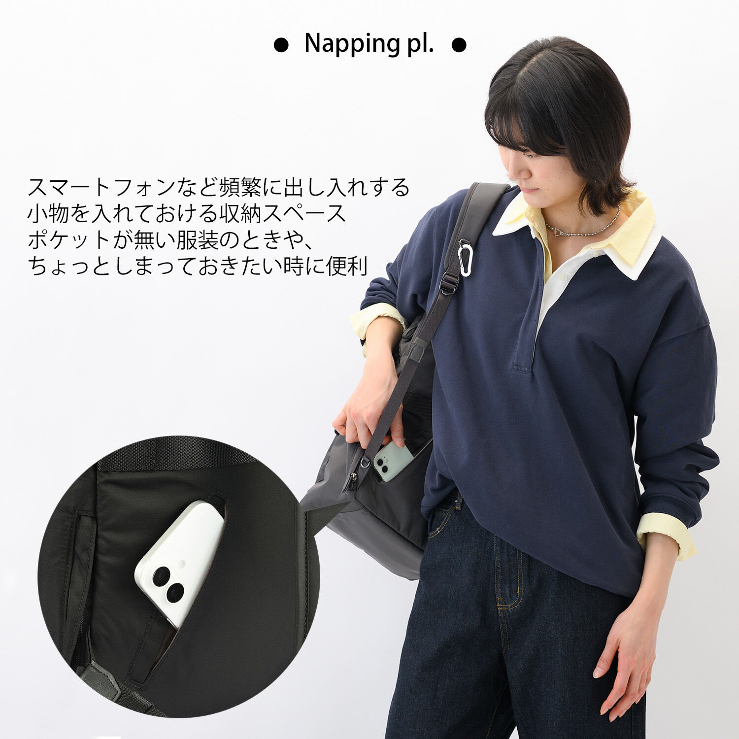 W&.Day/Night「W&.Day/Night ポッケス ハグリュック B4サイズ 15.6インチPC収納 20213」|リュック|