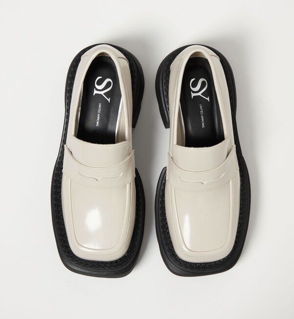 SY UNITED ARROWS「＜SY＞ スクエアボリュームローファー フラット65&uarr;」|ローファー|