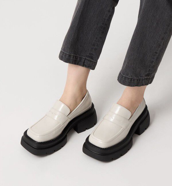 SY UNITED ARROWS「＜SY＞ スクエアボリュームローファー フラット65&uarr;」|ローファー|