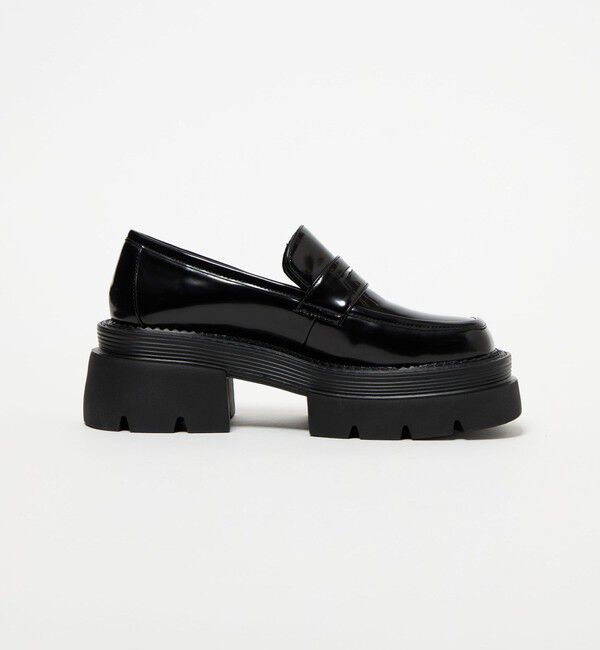 SY UNITED ARROWS「＜SY＞ スクエアボリュームローファー フラット65&uarr;」|ローファー|