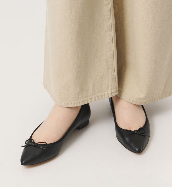 ODETTE E ODILE「【WEB限定】ポインテッドバレリーナ フラット15■&uarr;」|バレエシューズ|